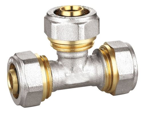 PF5006 Równe łączniki rurowe, mosiężne łączniki Pex Al Pex ISO228 / 1 gwintowane